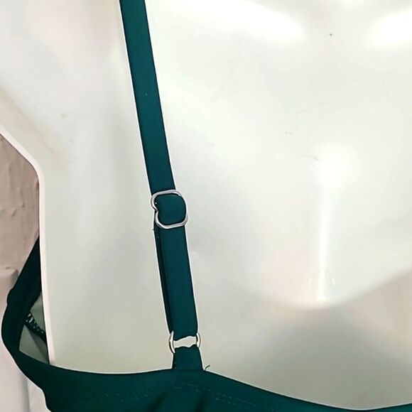 Cupshe One-piece Bathing Suit, Dark Green, Size Medium, NWT - Picture 6 of 11